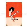Cinzano Metal Signs Cinema Decoration Cinema Iron Plaques Tin Sign Poster