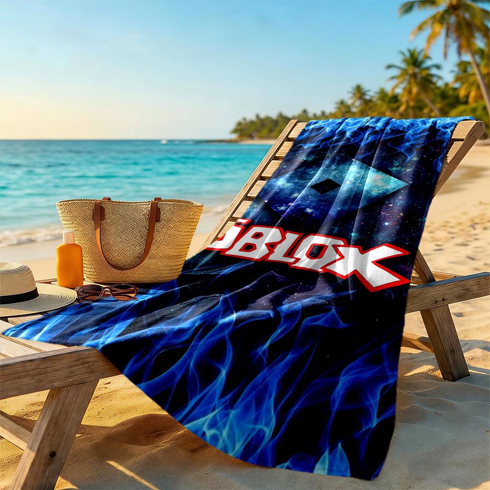 Asciugamano da Spiaggia Roblox Alta Assorbenza & Asciugatura Rapida Confortevole Leggero