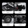 1:32 Wrangler Rubicon Car Model Toy Doors Opened Sound Light Cars Pull Back Alloy Diecast Miniature Models Home Decoration
