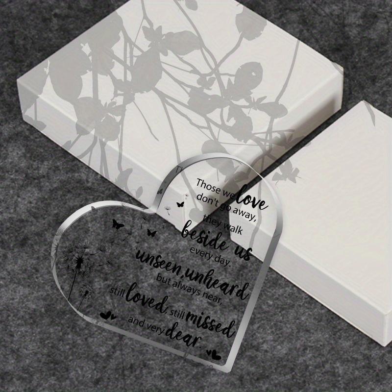 Dandelion Memorial Keepsake - Personalized Bereavement Gift for Loss of Loved One