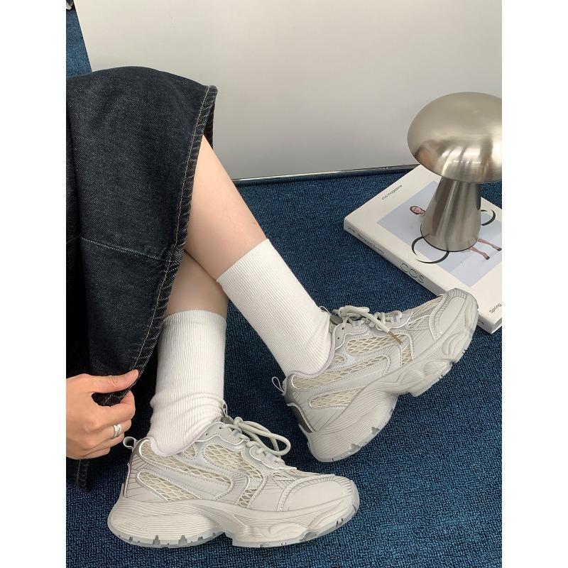New Products Are On Sale In Summer, New Thick-soled Heightening Mesh Versatile Sports Dad Shoes 3434