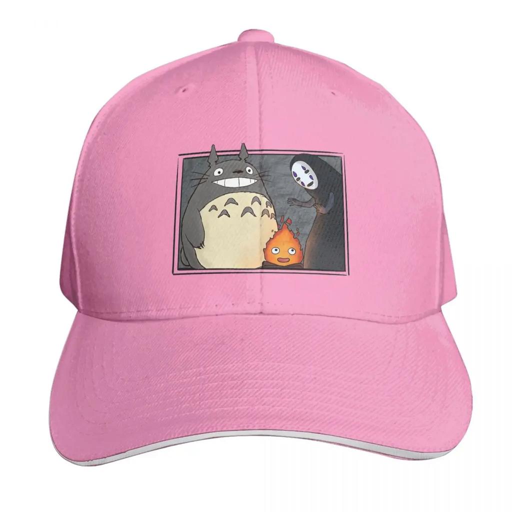 Three Ghibli Friends Cap Fashion Casual Baseball Caps Adjustable Hat Hip Hop Summer Unisex Baseball Hats Polychromatic
