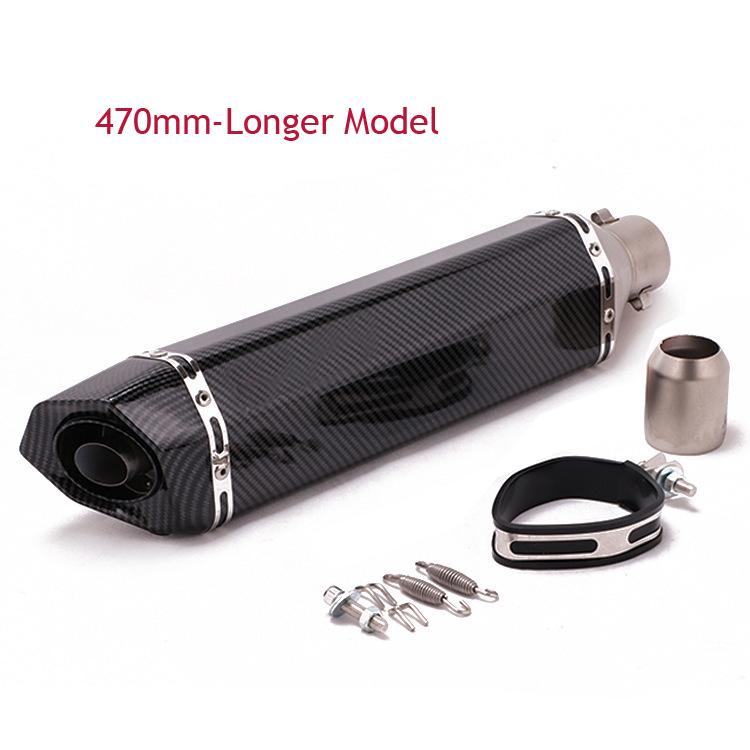 51mm Universal Accessories Motorcycle Exhaust pipe Modified Muffler Pipe echappement moto db killer For XJ6 MT07 09 03