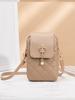 2025 New Pearl Pendant Bag, Rhombus Vertical Mobile Phone Bag, Fashion Hundred Towers Women's Bag, Rhombus Embroidered Messenger Bag