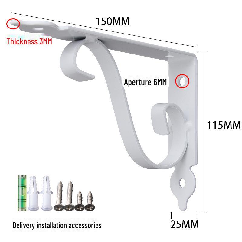 Thickened Iron Triangular Marble Countertop Support Bracket