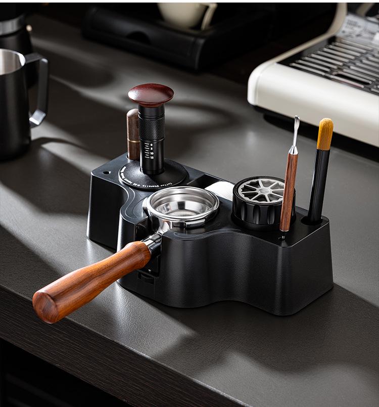 Aufbewahrungsbasis aus Kunststoff für Kaffeetamper & Verteiler – Kompatibel mit 51mm, 53mm, 58mm Maschinen