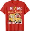 School Bus Driver Sweet Hearts Valentine Cute Unisex T-Shirt
