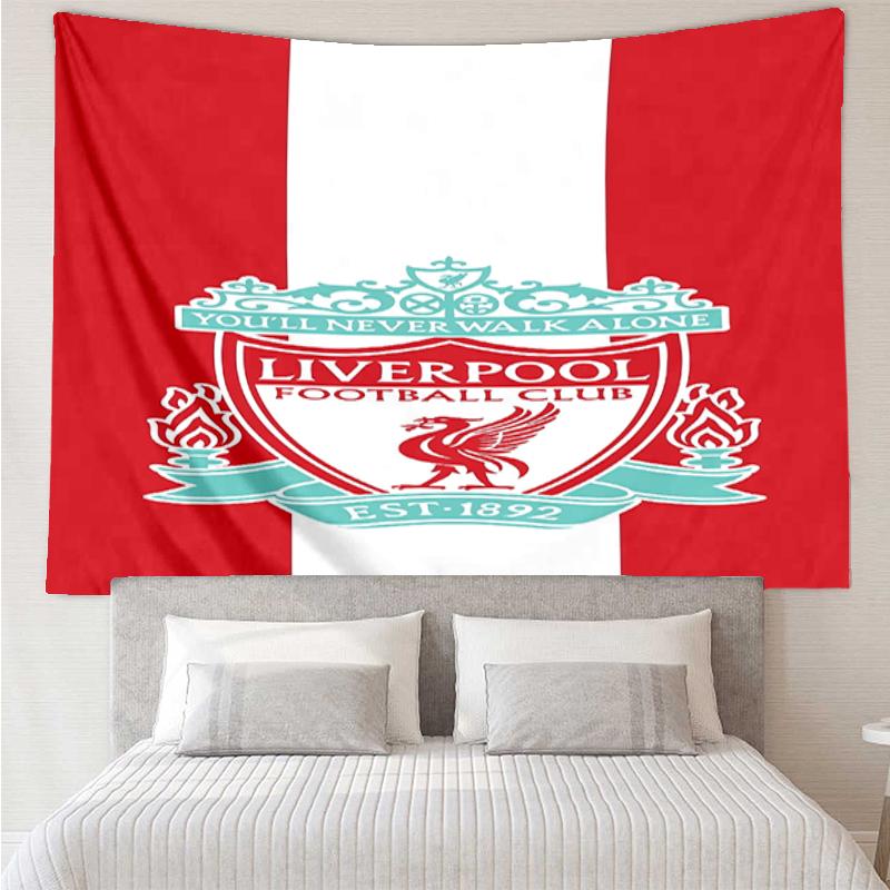 Liverpool Football Club Print Wandkleed, Achtergrond, Eenvoudige Installatie, Ideaal voor Slaapkamer, Kantoor & Woonkamer, met Esthetische Wanddecoratie.
