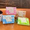 26 Grid Stress Relief Keyboard Keycap Keychain For Bags Backpacks Cars Teens Adults Couples Students Fun Gifts
