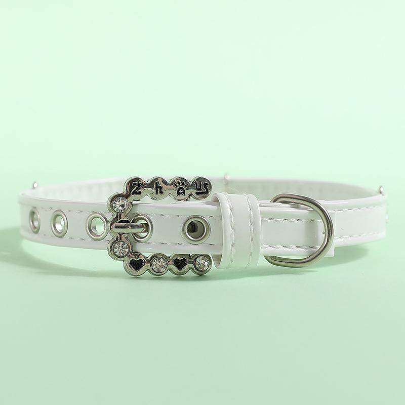 Luxury Cat Puppy Pearl Necklace Rhinestone Collar for Cats Small Dogs Ragdoll Cat Sphynx Necklaces Pet Accessories Collier Chat