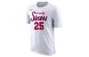 T Shirts Men's White Crew Neck Moderate Straight Fit AT2400-102