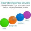 Squeeze Balls For Hand Therapy, Exercise, Arthritis - Resistance Strength Squeezing Egg Trainer