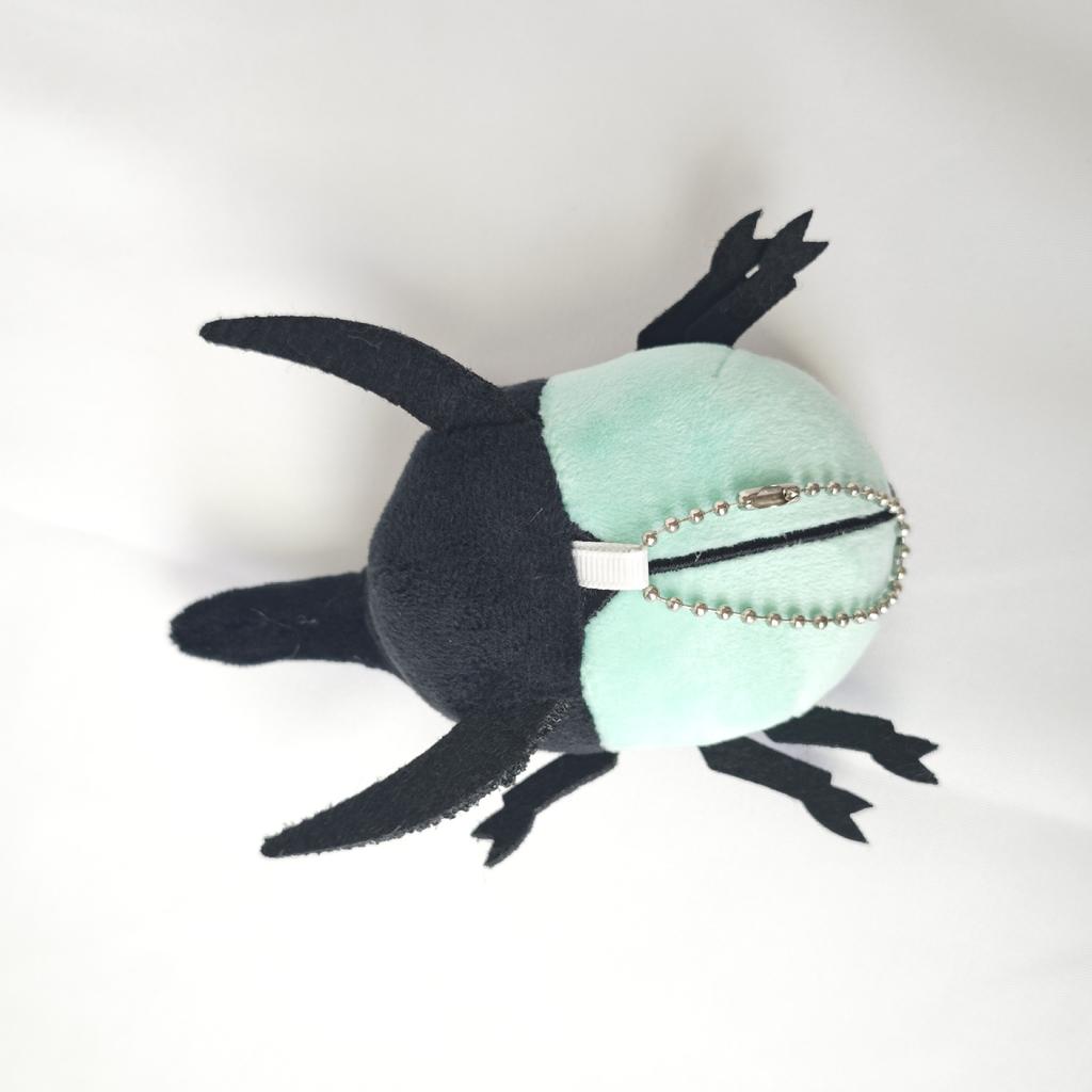 Plush Insect Toy for Carkey Pendant Beetle Doll Cartoon Keychain Children Backpack Ornament