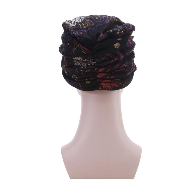 New Short Brimmed Fragmented Flower Hat Versatile Soft Brimmed Ethnic Style Duck Tongue Hat Autumn And Winter Warm Hat