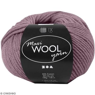 XL klb vlny Maxi Wool Yarn - 100 g Levanduľový