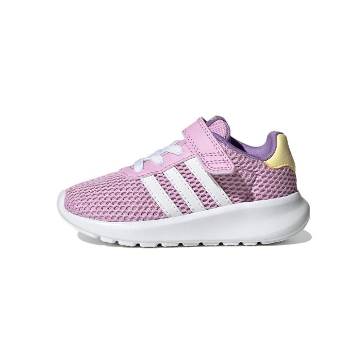 Adidas Neo Lite Racer 3.0 Mesh Comfortable Versatile Durable Breathable Low Top Shoes Baby Shoes Purple White H06277