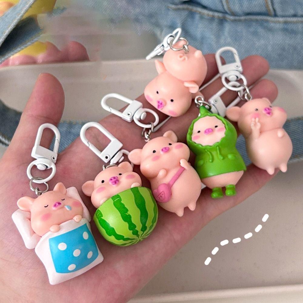 Three-Dimensional Animal Shape Keychain Waterme Bag Decoration Accessories