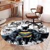 Batman Pattern Round Rug, Indoor/Outdoor Mat, for Picnic, Gameroom, Bedroom, Office, Living Room, Home Decor Carpet, Birthday Gift