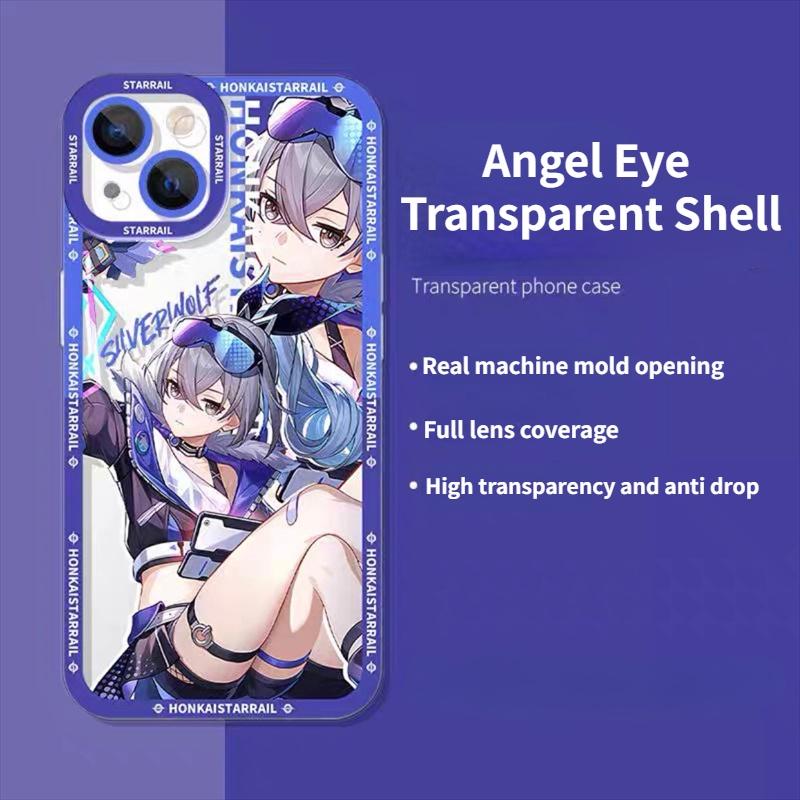 Game Honkai Star Rail Kafka Seele Phone Case For Samsung Galaxy S25 S24 S23 S22 Ultra Plus S23FE S24FE A55 A35 A15 A16 5G Casing