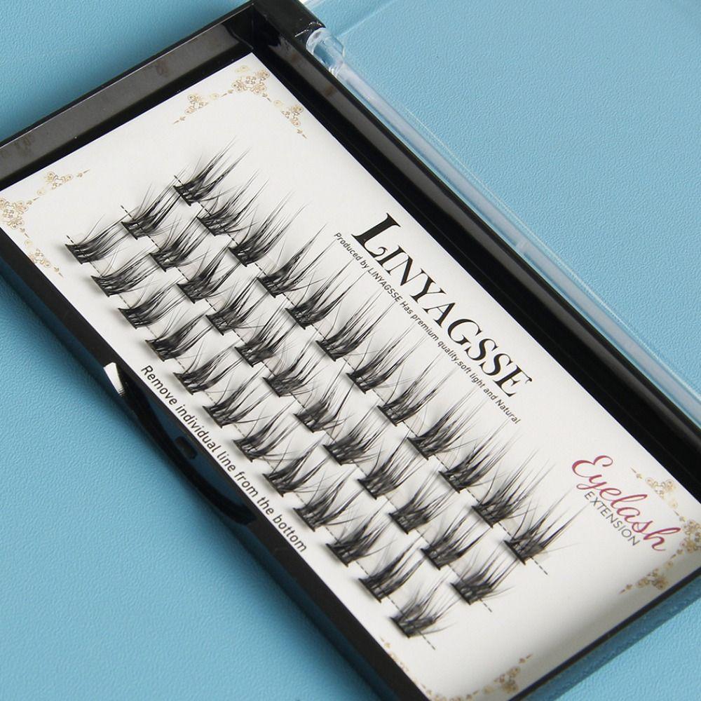 Wispy Cluster Lashes L Curl Eye Lashes Women's Fashion Individual Eyelashes DIY Eyelash Extension