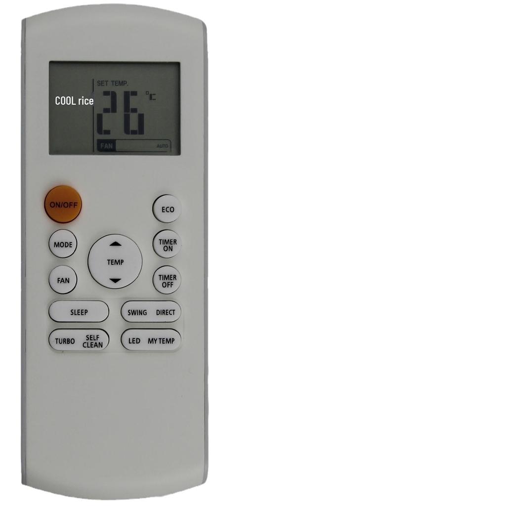 Compatible Remote Control for Midea Air Conditioner Models: RG57B1/BGE, RG57A7/BGEF, RG57A16, RG57A4, A1