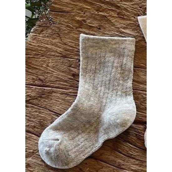 Children Summer Ultra-thin Ice Cream Colored Mesh Socks for Girls Solid Breathable Mid Tube Socks  New