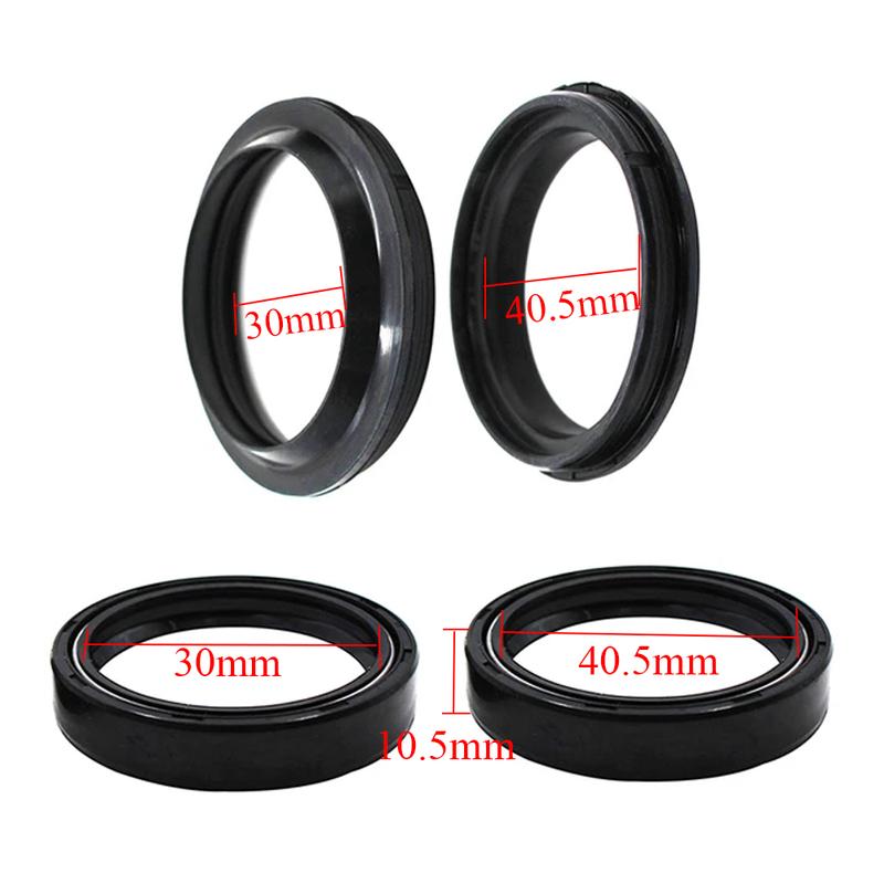30X40.5X10.5MM Motorcycle Parts Front Fork Dust and Oil Seal Rubber Shock Absorber for Yamaha TTR125 2000 2001 2002 2003 2004