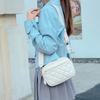 New Trendy PU Leather Crossbody Bags Luxury Women's Rhomboid Lattice Shoulder Bags Fashion Small Square Bag Female Handbags