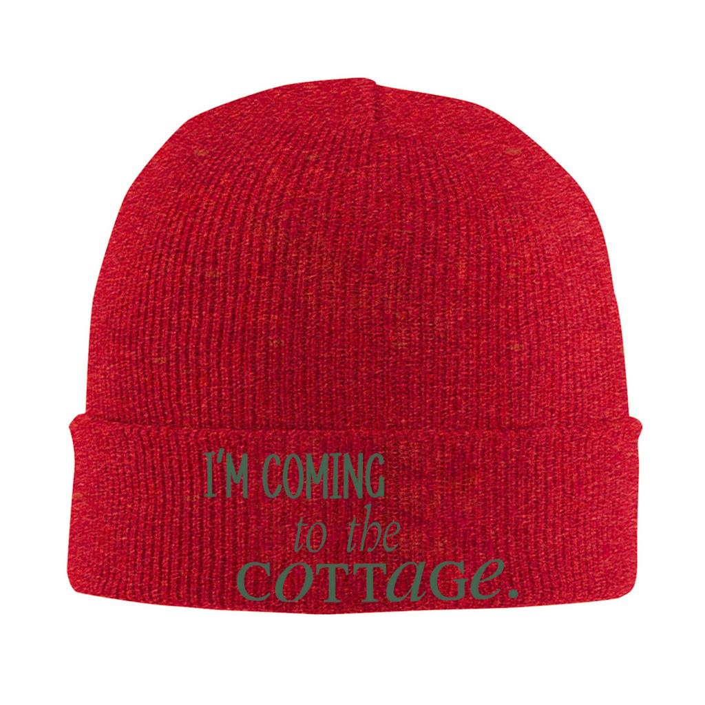I'm Coming To the Cottage Heated Rivalry Knitted Caps Women's Unisex's Beanie Winter Hats Acrylic Warm Melon Cap