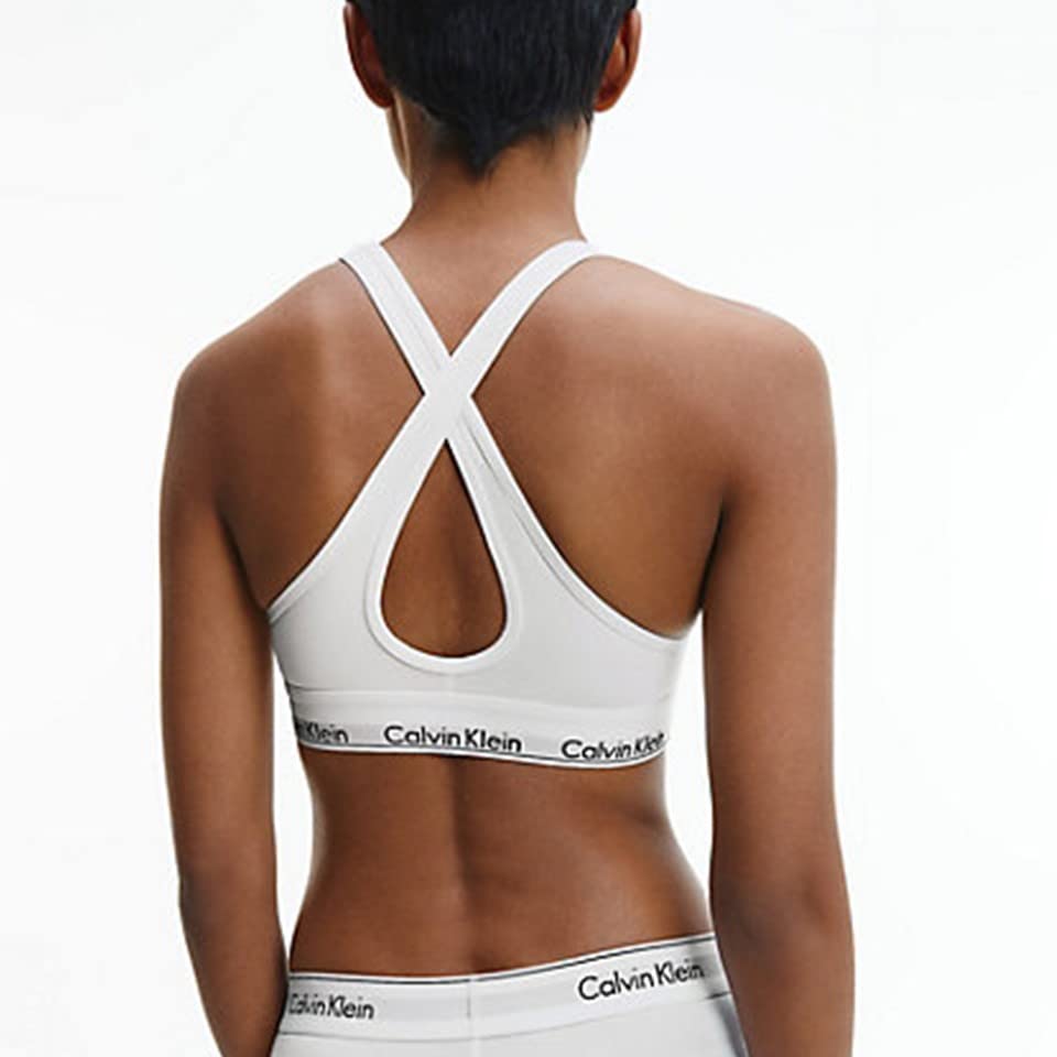 ck Modern Cotton QF1654 White [Calvin Klein] Women's Bra, Cotton, (L, (100)) [Item]
