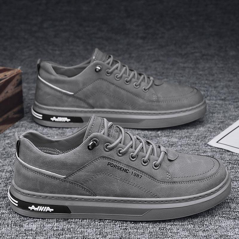 Labor insurance summer breathable new leather board shoes casual sports little white tide shoes