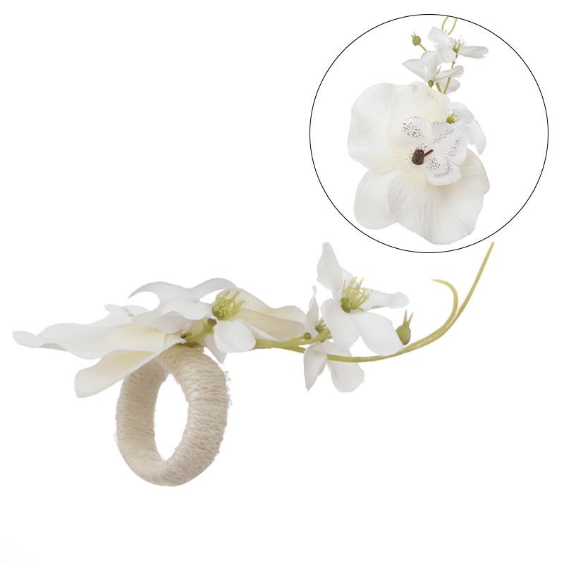 Creative New Simulation Flower Butterfly Napkin Ring Valentine's Day Romantic Western Restaurant Decoration Wholesale