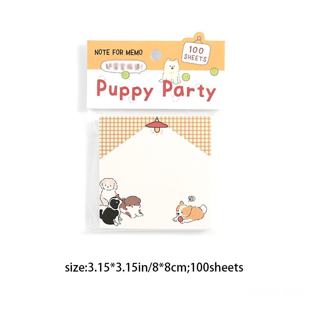 

100 notes, shovel poop official report series, cute pet animal illustrations, student account decoration materials жёлтый