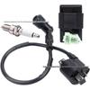 Off-Road ATV & Buggy Accessories: High-Voltage Igniter Coil & Spark Plug for CG125-250cc.