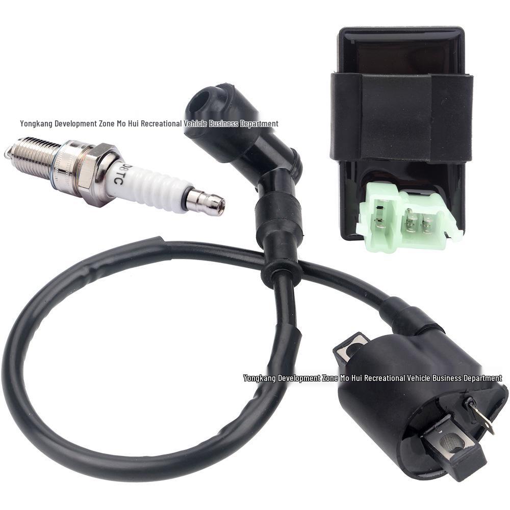 Off-Road ATV & Buggy Accessories: High-Voltage Igniter Coil & Spark Plug for CG125-250cc.