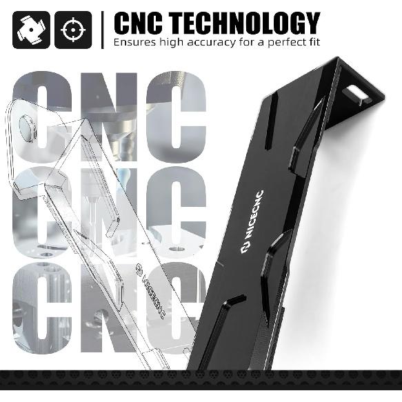 Black Battery Hold Down Bracket Compatible with Suzuki DRZ400 DRZ400E DRZ400E DRZ400SM 2000-2024 6061 Aluminum See Fitment