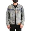 Spring Ripped Retro Denim Jacket Men's Work Jacket High Street Handsome Denim Jacket