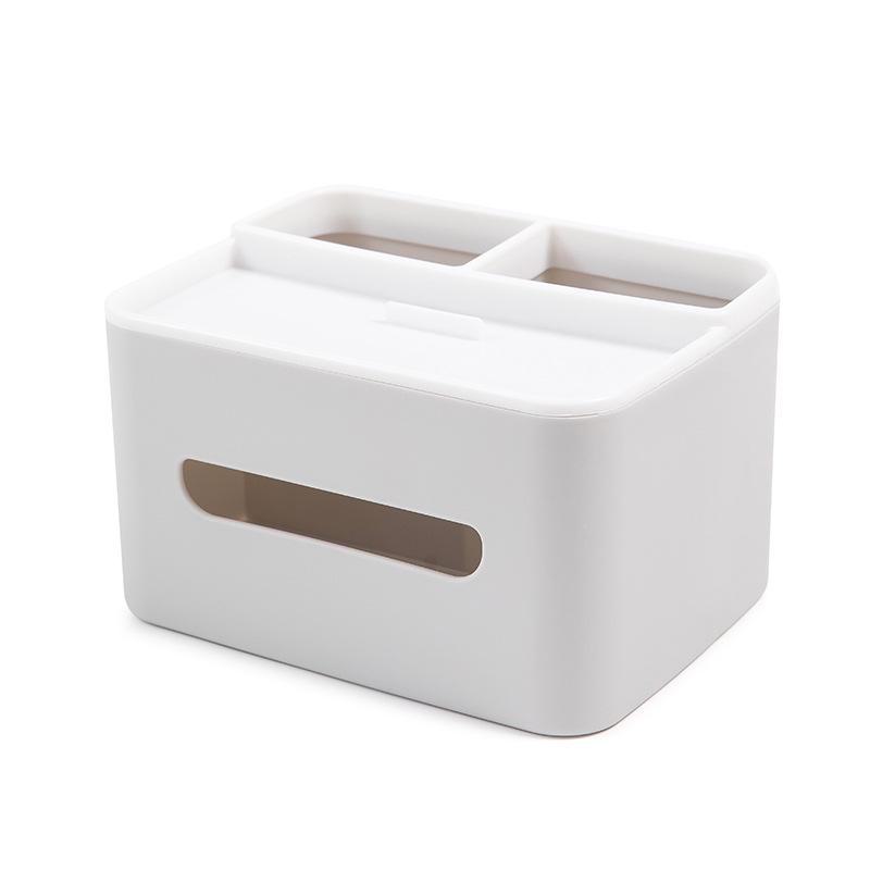 

Настольный пульт дистанционного управления и ящик для хранения салфеток: Пылезащитный, простой, креативный, многофункциональный органайзер для журнального столика в гостиной светло-серый