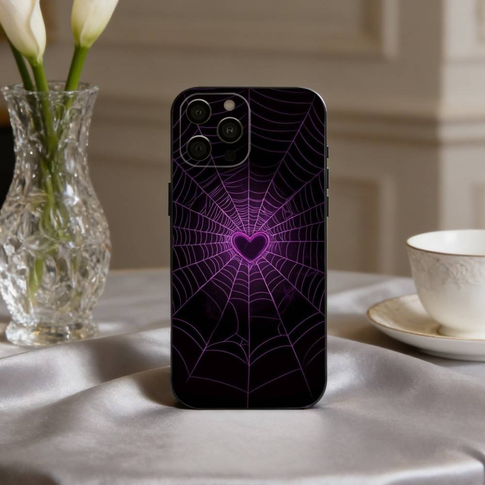 S-Spider W-web P-pattern Phone Case Silicone Soft For IPhone 17pro 16 15 14 13 12 11 X XR Plus Pro Max Plus