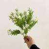 3pcs 7 Fork of Plants Jasmine Small Wild Chrysanthemum Flower Arrangement with Grass Nordic Home Decoration Pastoral Fake Flower
