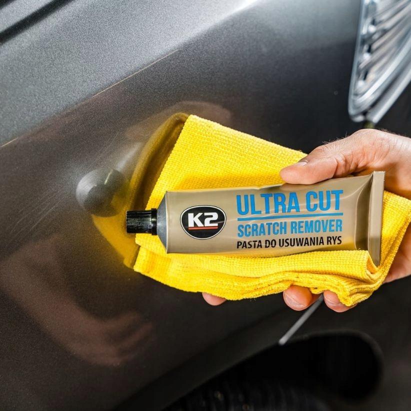 K2 Ultra Cut Pasta Polerska + Zestaw Gąbek Do Polerowania Usuwania Rys
