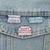 Emotional Acceptance Enamel Pins Self-healing Brooches Lapel Badges Mental Health Quotes Jewelry Gift for Friends