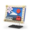 Bausteine, Ziegelsteinförmige Bausteine, Weltberühmte Bilder des Fuji, Kreative Konstruktionsspielzeuge und Interessante Ornamente