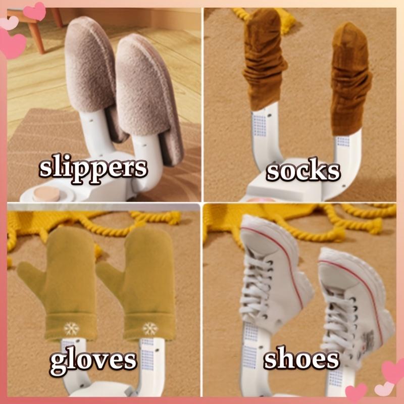 1pc Portable Foldable Shoe Dryer - Quick-Dry, Odor Elimination, 3-Speed Heat & Circulation, One-Touch Operation for Rainy, Snowy Days