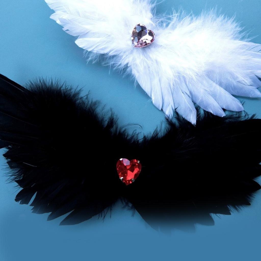 Fashionable Black And White Feathered Hair Accessory Featuring Wing Designs And Rhinestones For Young Women At Parties