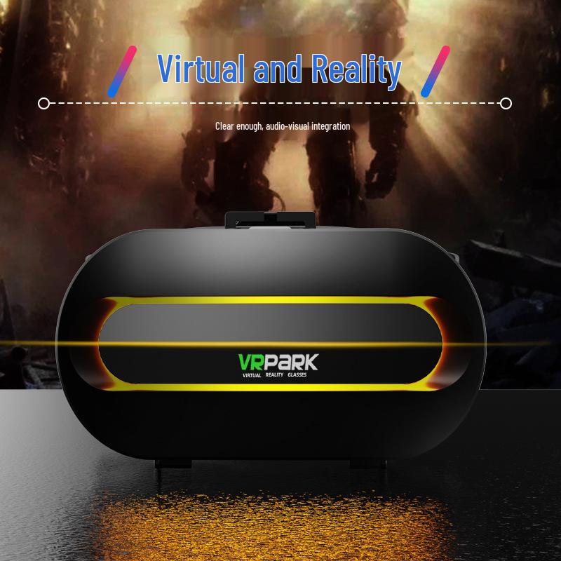 4K All-in-One VR Glasses with Bluetooth Headset for 3D Games and Movies