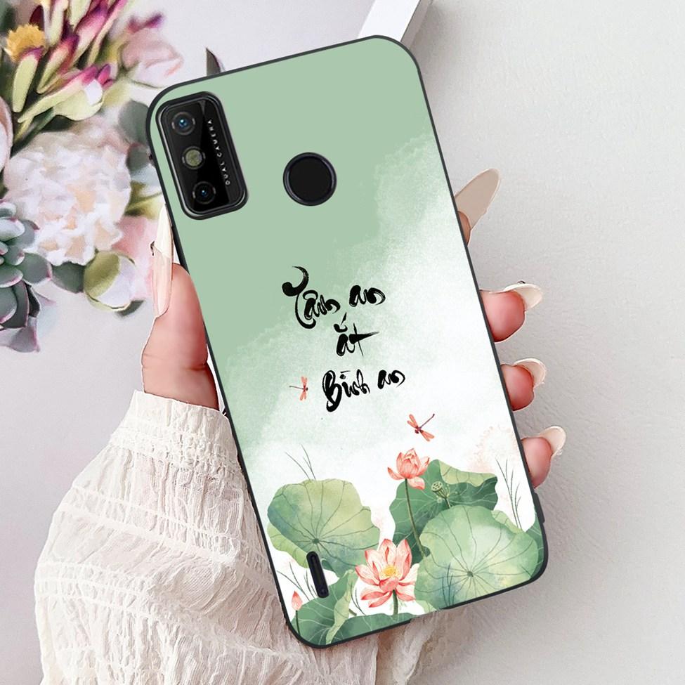 For Tecno Spark 6 Go KE5j KE5k Case For Tecno Spark Go 2020 KE5S Cover Silicone Cute Fashion Flowers Funny Painted Back Cover