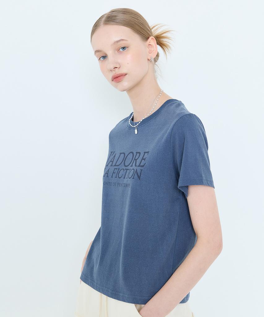 LARTIGENT L4 Pigment Jadore T-Shirt(Navy)