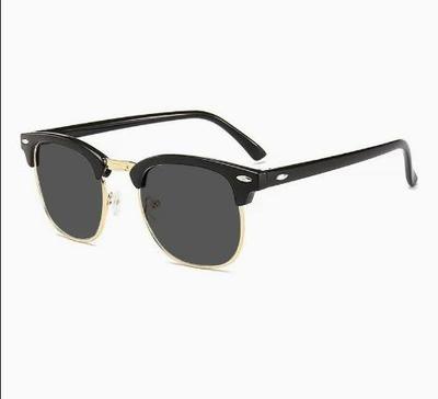 Black and Sunglasses with Gray and Thin Arms for Men and Women