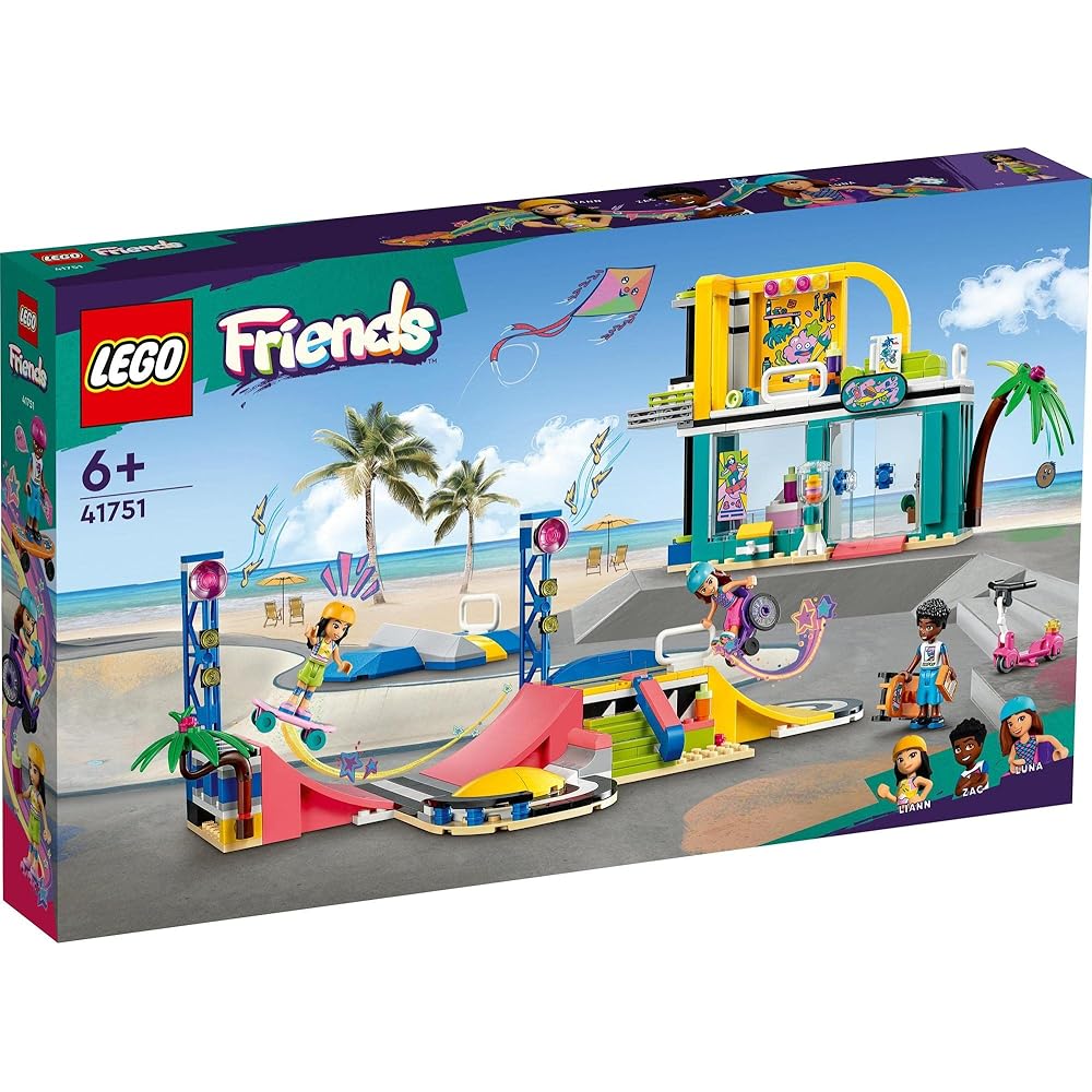 LEGO Friends Skate Park 41751 Building Blocks Toy for Girls Age 6 and Up